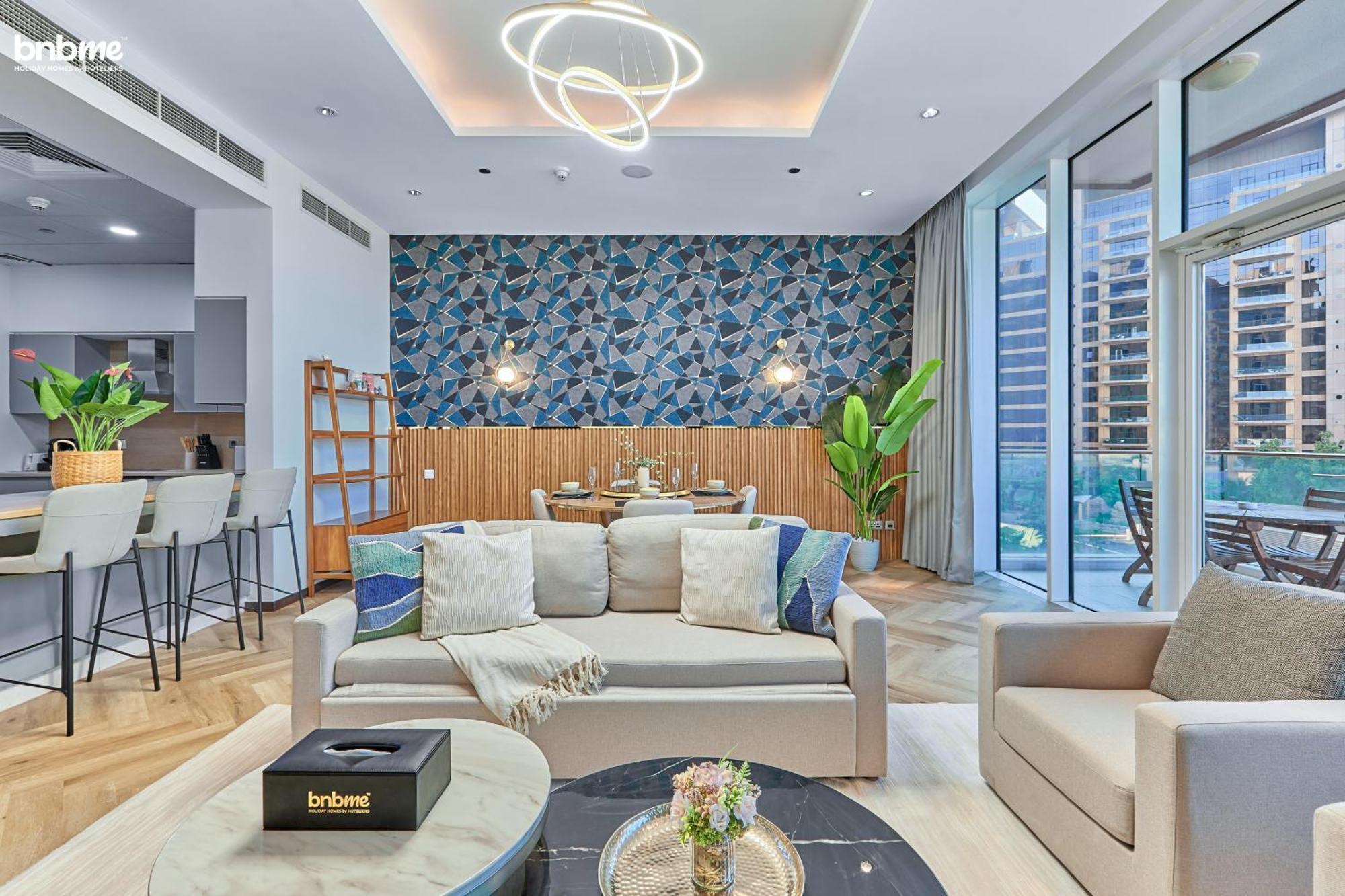 Bnbmehomes - Tiara Tanzanite Dubaï Extérieur photo